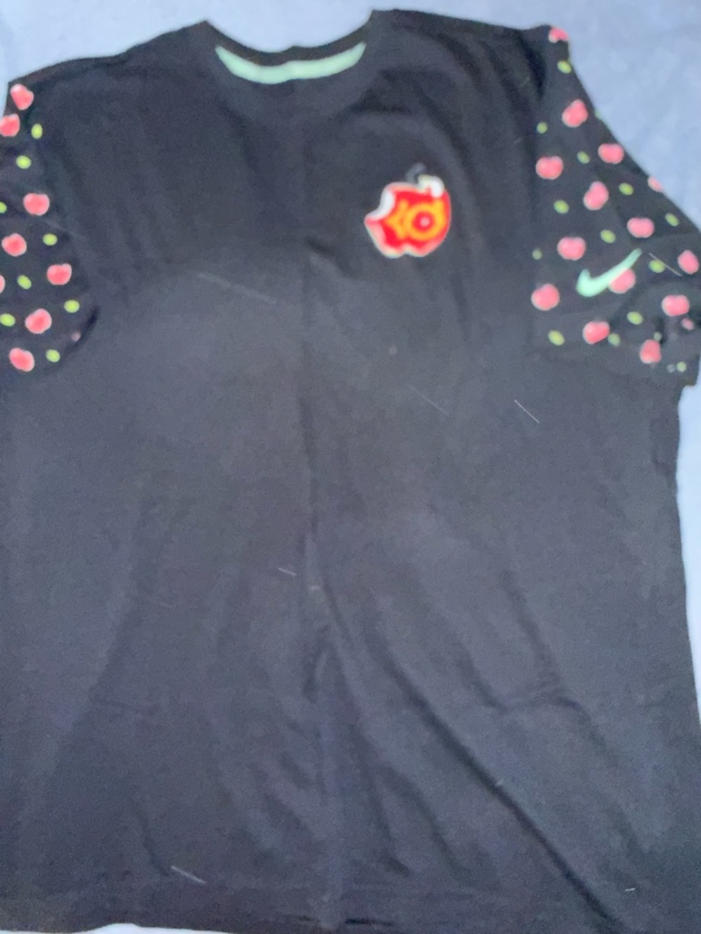 Nike Black Tee KD Apples size xxl NWOT